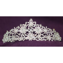 Красота Свадебная Tiara Custom Высокое качество блестящей Crystal Bridal короны